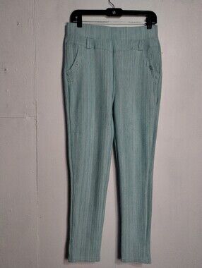 JVINI Mint Green Pull-On Slim Pants